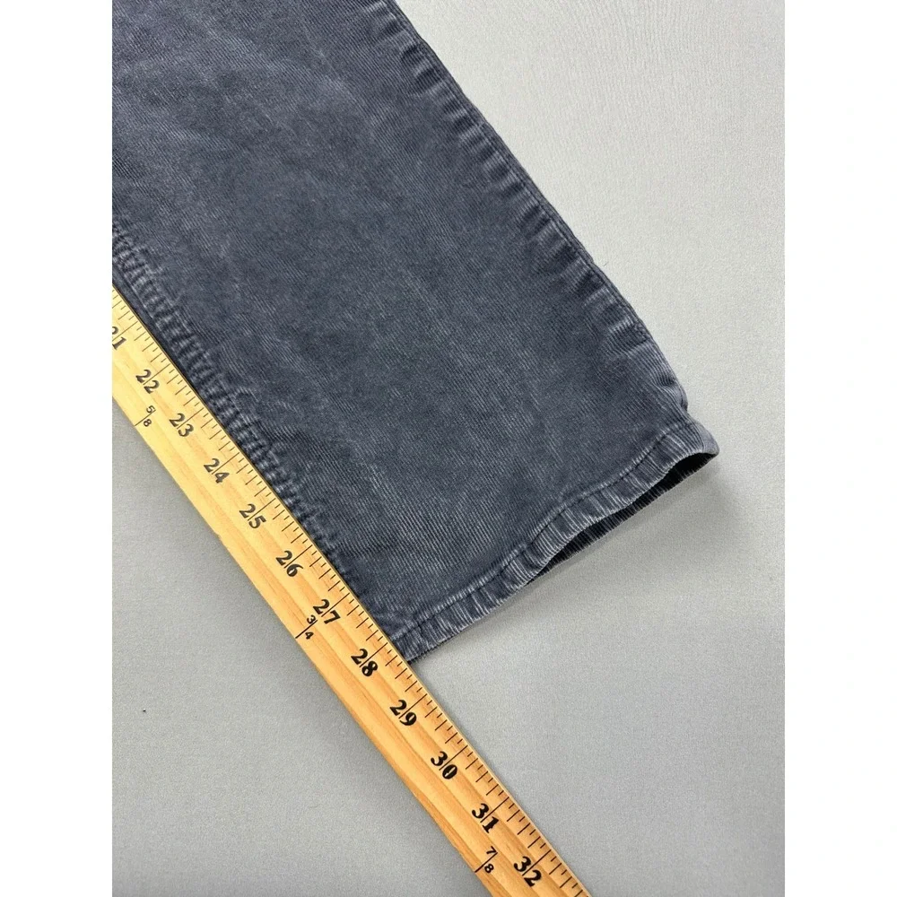 Banana Republic Vintage Straight Corduroy Pants Mens 33x30 Dark Pearl Gray